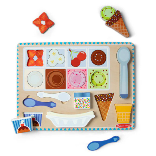 ICE CREAM PUZZLE & PLAY SET