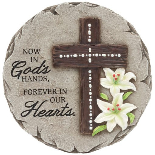 GOD'S HANDS GARDEN STONE