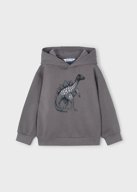 GREY EMBOSSMENT PRINT PULLOVER