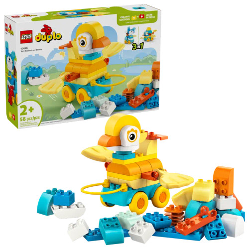 LEGO DUPLO: 3 IN 1 ANIMALS ON WHEELS