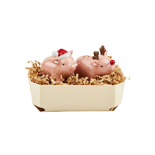 PIG FARM ANIMAL CHRISTMAS SHAKER