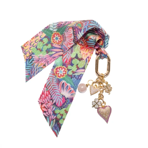 FIESTA FLORAL BAG CHARM