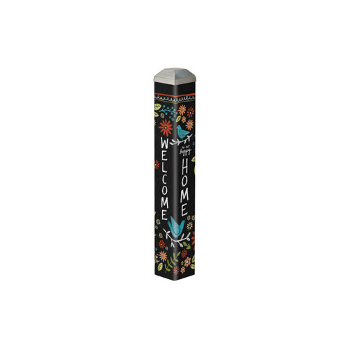 CHALKBOARD FLORAL 10" ART POLE