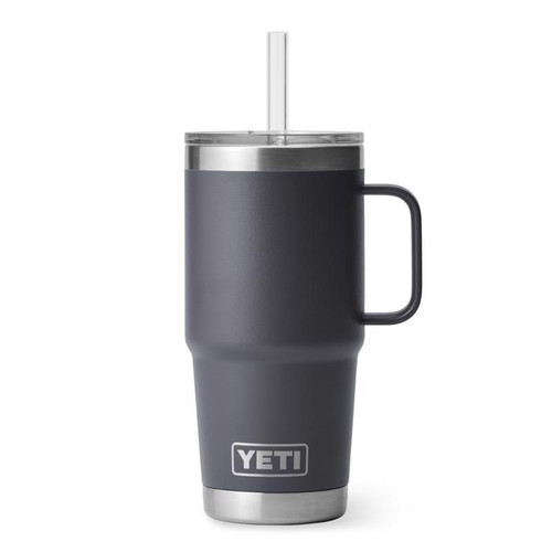 RAMB STRAWMUG 25OZ CHAR