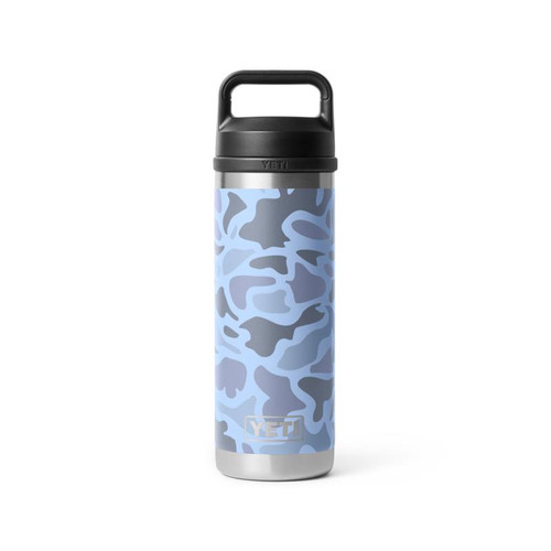 YETI Rambler 18 oz Blue Camo BPA Free Bottle with Chug Cap