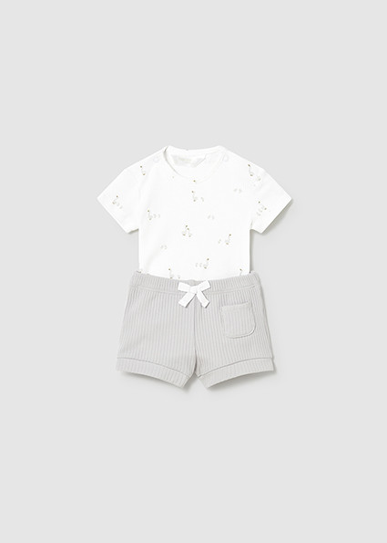 2PC SET PRINT ONESIE
