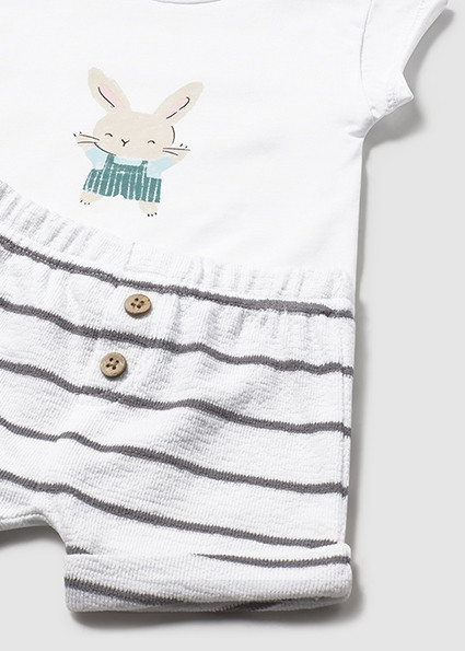2PC SHORTS W/ BUNNY TEE
