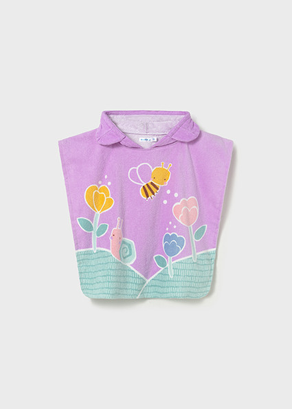 HOODED TOWEL TULIPS BEE