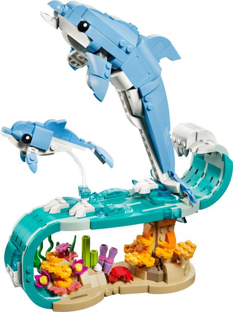 LEGO© SEA ANIMALS: BEAUTIFUL DOLPHINS