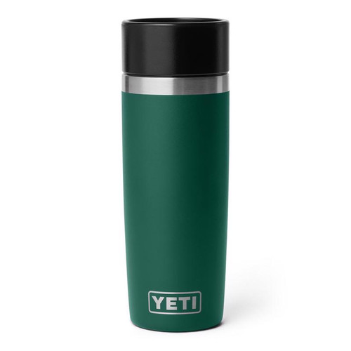 YETI Rambler 16 oz Black Forest Green BPA Free Bottle with Hotshot Cap