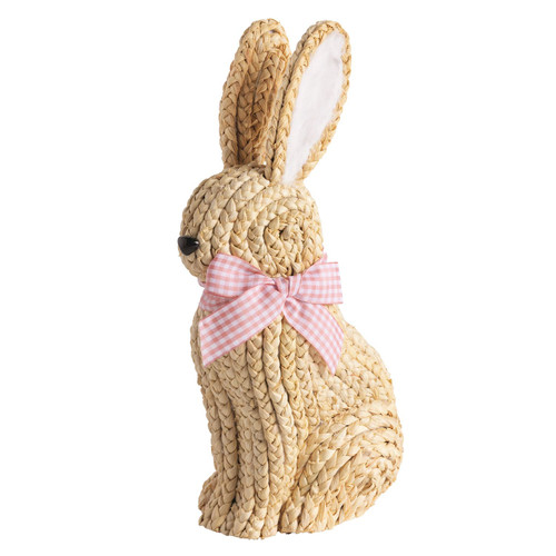 PINK WOVEN BUNNY SITTER*