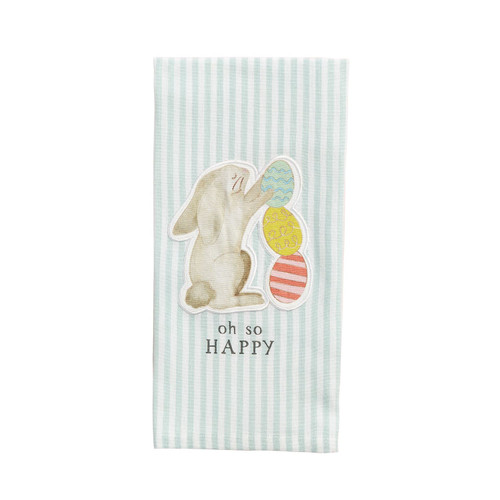 BUNNY WITH EGG PATCH TOWEL