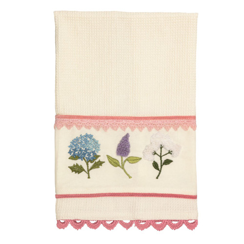 MULTI FLORAL EMBROIDERED TOWEL