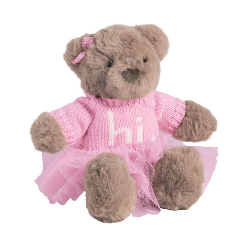 PINK HI BABY BEAR PLUSH PAL