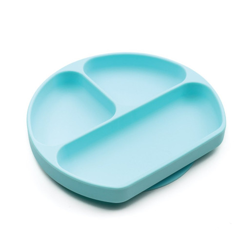 SILICONE GRIP DISH BLUE