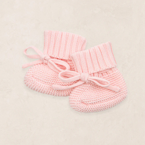 KNIT BOOTIES BLUSH