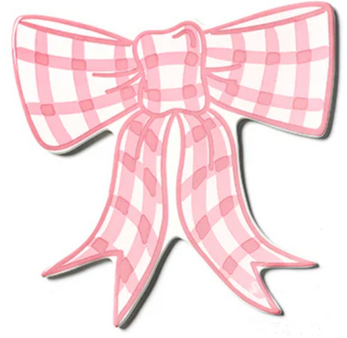 PINK GINGHAM BOW MINI ATT