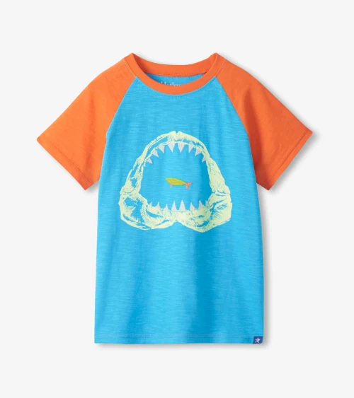 SHARK RAGLAN TEE