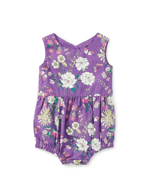 PEEK-A-BOO BACK ROMPER FLORAL
