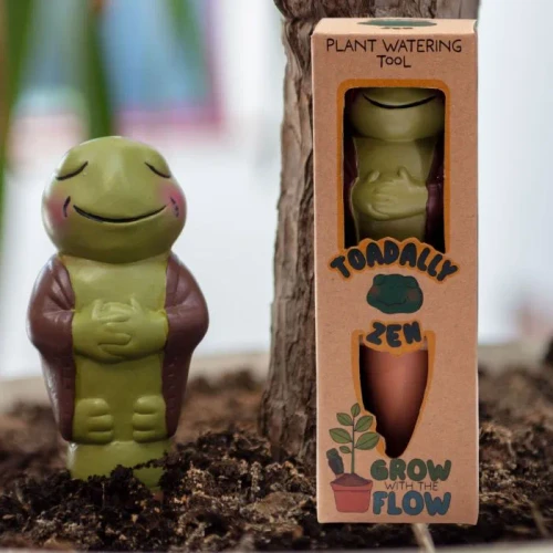 TOAD-TERRACOTTA WATERING SPIKE