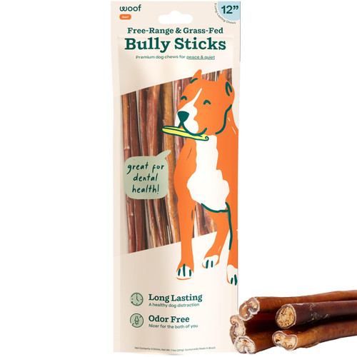 BULLYSAFE CHEWS BULLYSTICKS 12"