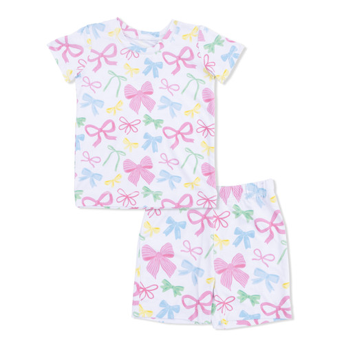 SWEET BOWS LOUNGEWEAR SHORT SET
