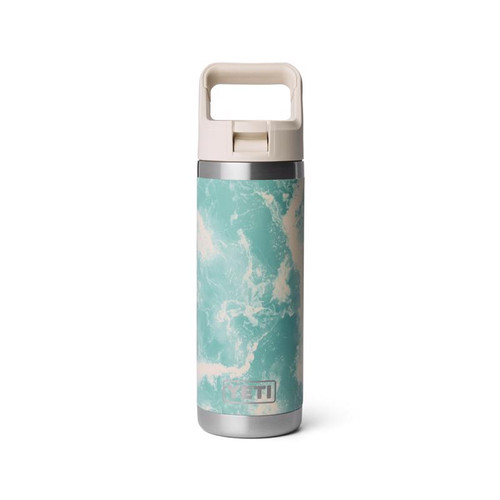 YETI Rambler 18 oz Sea View BPA Free Bottle with Straw Cap