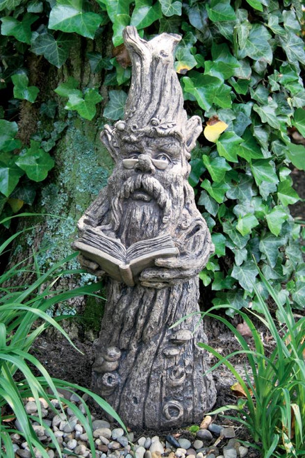 STATUE THINKING TREE 29"