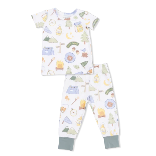 CAMPING BLUE LOUNGEWEAR SET