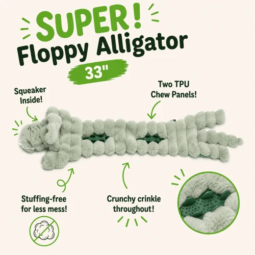 33" SUPER! FLOPPY DOG TOY