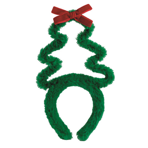 TREE FUZZY CHRISTMAS HEADBAND