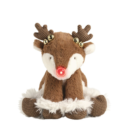 JINGLE REINDEER LIGHT-UP PLUSH