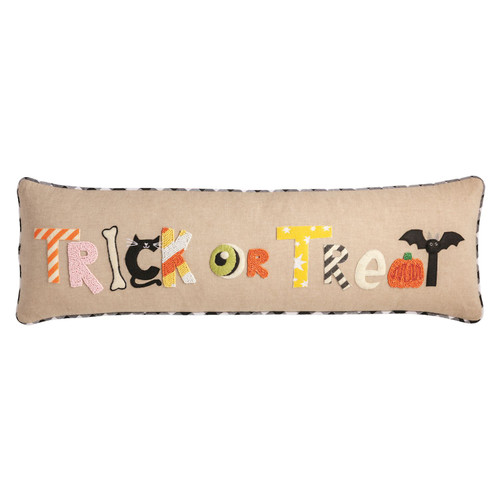 TRICK OR TREAT LONG PILLOW