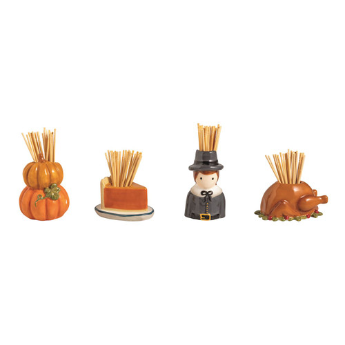THANKSGIVING TOOTHPICK CADDY SET