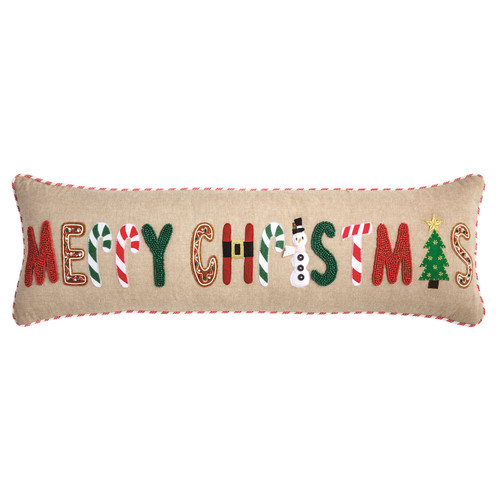 MERRY CHRISTMAS LONG PILLOW