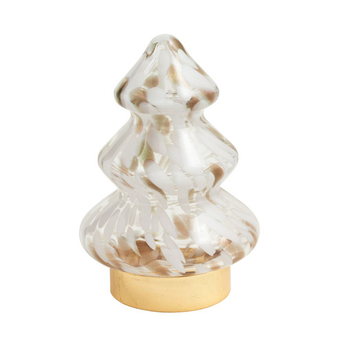 SMALL WHITE & GOLD TORTOISE TREE