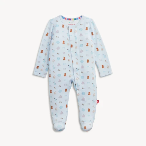FOOTIE NURSERY NOSTALGIA BLUE