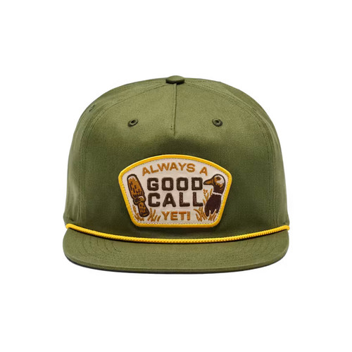 GOOD CALL FLAT ROPE HAT DK GREEN