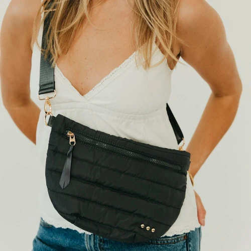 BUM BAG JOLIE PUFFER SMOKE GRAY