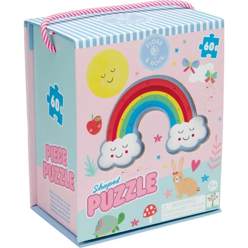 RAINBOW FAIRY 60PC SHAPED PUZZLE