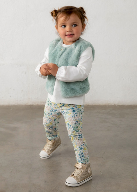 3PC SET BLUE VEST BUTTERFLIES