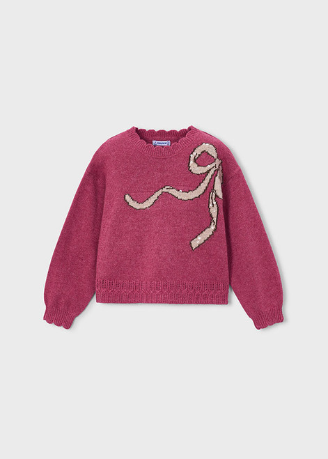 SWEATER PINK BOW
