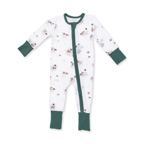 POINTER DUCK BUDDIES ZIP ROMPER