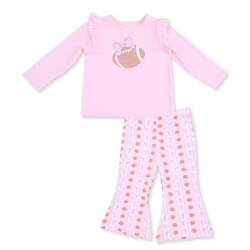 2PC SET FOOTBALL TEE BABY BELLS