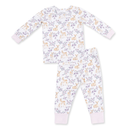 2PC LOUNGEWEAR FLORAL DEER