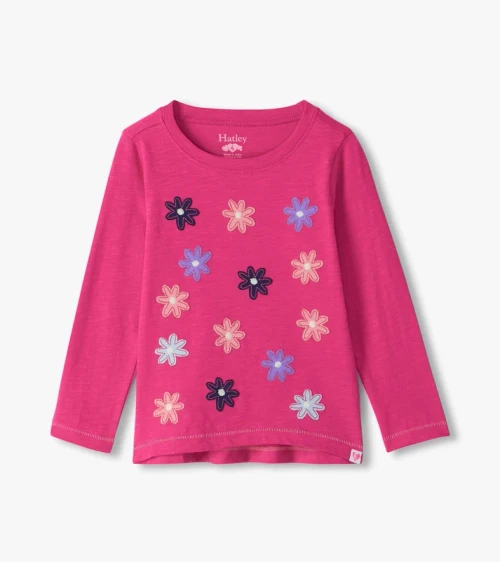 TEE LS VERY BERRY FLOWERS
