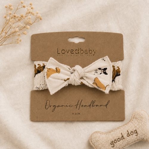 ORGANIC HEADBAND PUPPY LOVE