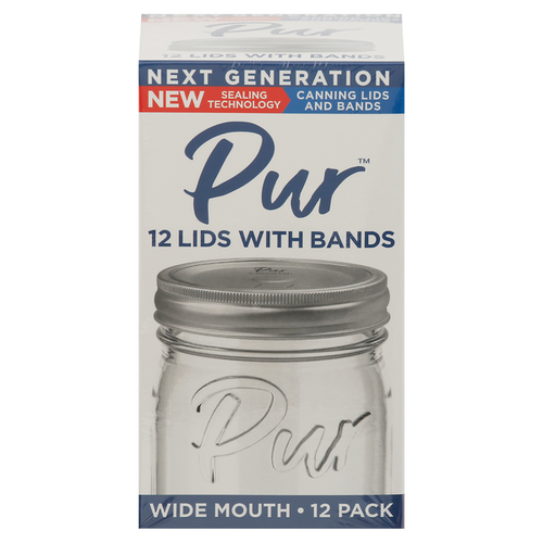Pur Regular Mouth Canning Lids and Bands (12 ct)