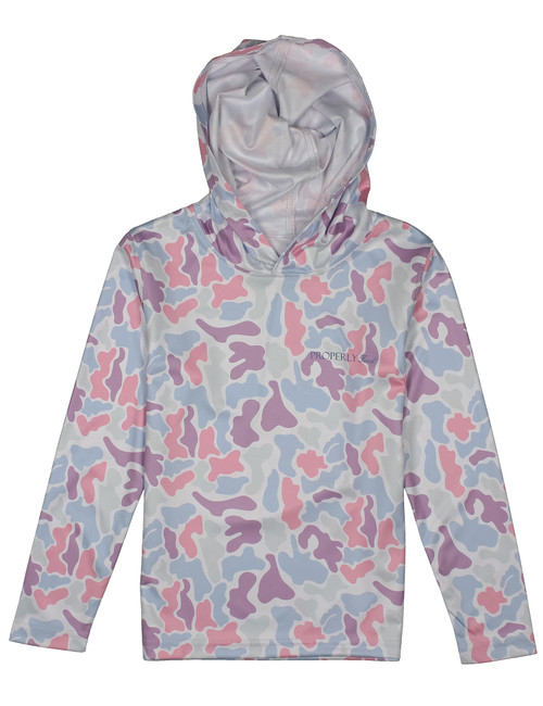 GIRLS PERFORMANCE HOODIE CANDY CAMO