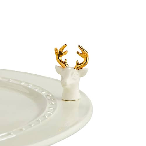 NORA FLEMING OH DEER STAGS HEAD